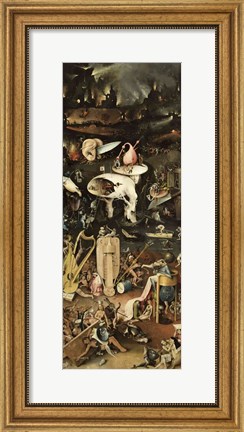 Framed Garden of Earthly Delights, c.1500 Print