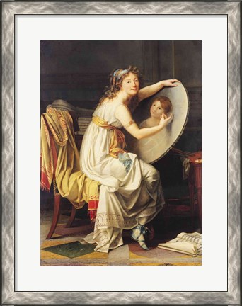 Framed Portrait of Rose Adelaide Ducreux Print