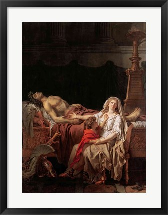 Framed Pain of Andromache, 1783 Print