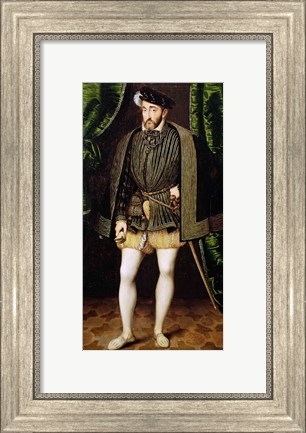 Framed Portrait of Henri II Print