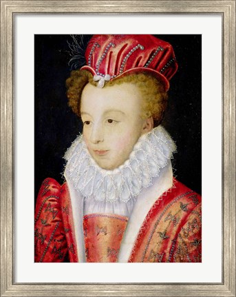 Framed Marguerite de Valois Print