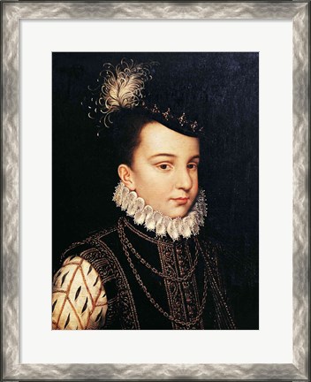Framed Portrait of Francois Hercule de France Duc d&#39;Alencon Print
