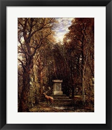 Framed Cenotaph to Reynold&#39;s Memory, Coleorton, c.1833 Print