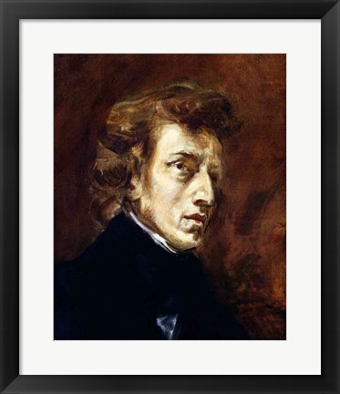 Framed Frederic Chopin Print