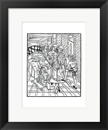 Framed Study for The Death of Sardanapalus Print