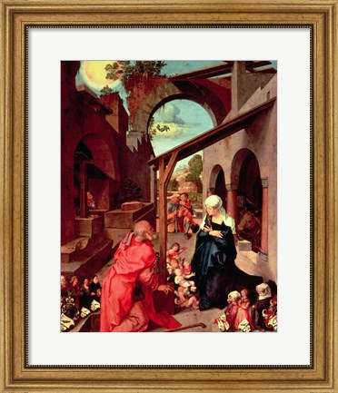 Framed Paumgartner Altarpiece, c.1500 Print