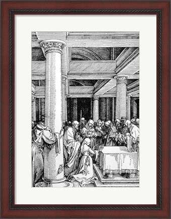 Framed Presentation in the Temple Print