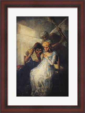 Framed Time of the Old Women, 1820 Print