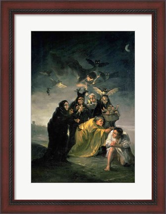 Framed Witches&#39; Sabbath Print