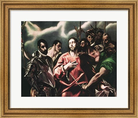 Framed Disrobing of Christ Print