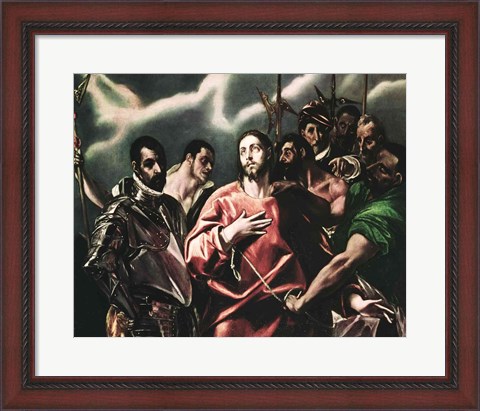 Framed Disrobing of Christ Print