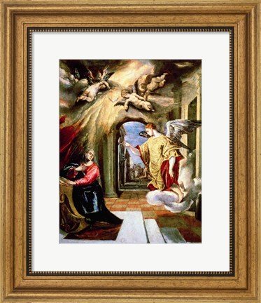 Framed Annunciation II Print