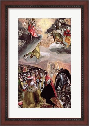 Framed Adoration of the Name of Jesus Print