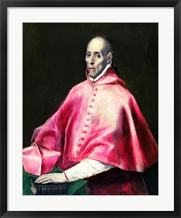 Framed Portrait of Cardinal Juan de Tavera Print
