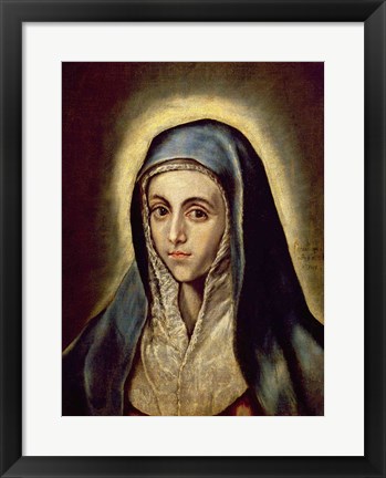 Framed Virgin Mary Print