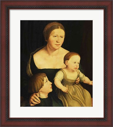 Framed Charity or The Family of the Artist, c.1528 Print
