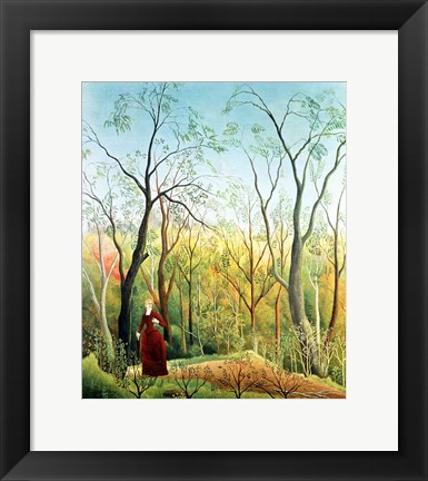 Framed Walk in the Forest Print