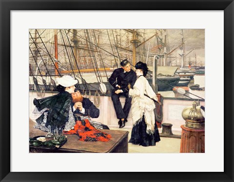 Framed Captain and the Mate, 1873 Print