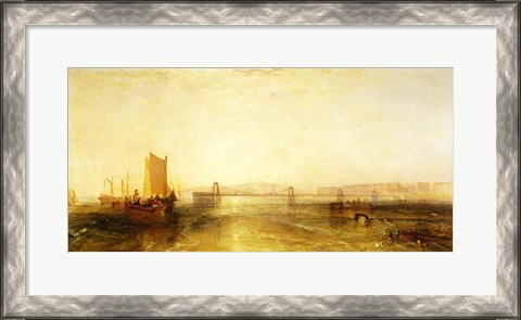 Framed Brighton from the Sea, c.1829 Print