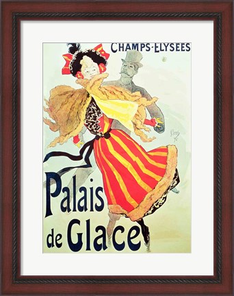 Framed &#39;Ice Palace&#39;, Champs Elysees, Paris, 1893 Print
