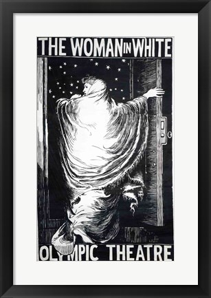 Framed Poster for the stage version of &#39;The Woman in White&#39; Print