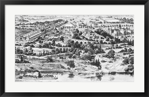 Framed View of the Centennial Exposition, Philadelphia, 1876 Print