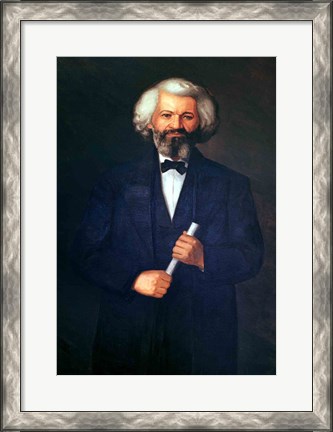 Framed Portrait of Frederick Douglass Print