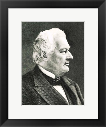 Framed Portrait of Fillmore Millard Print