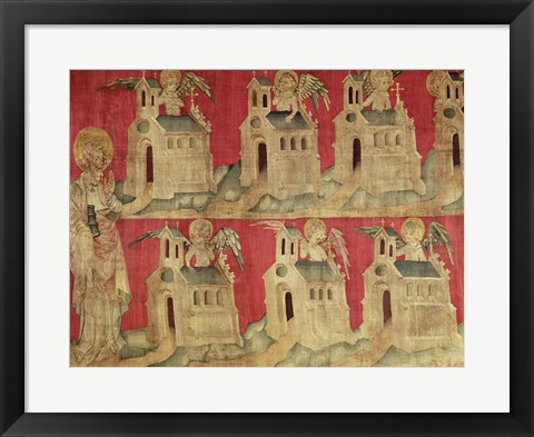Framed St. John and the Seven Churches of Asia Print