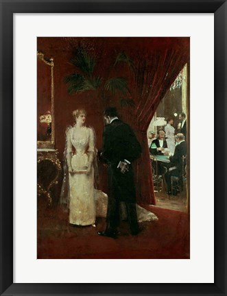 Framed Private Conversation, 1904 Print