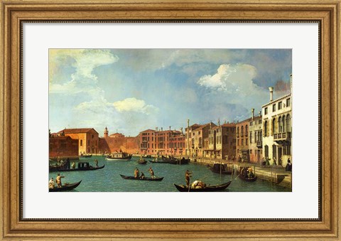 Framed View of the Canal of Santa Chiara, Venice Print