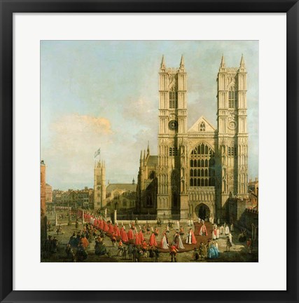 Framed Procession of the Knights of the Bath Print