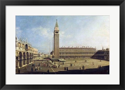 Framed Piazza San Marco, Venice Print