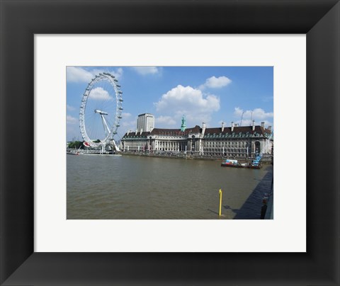 Framed London Eye and the Aquarium Print