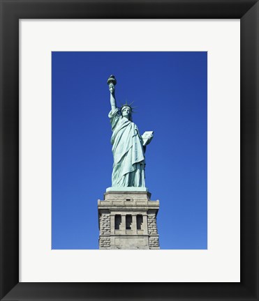 Framed Statue of Liberty, New York City, New York, USA Print