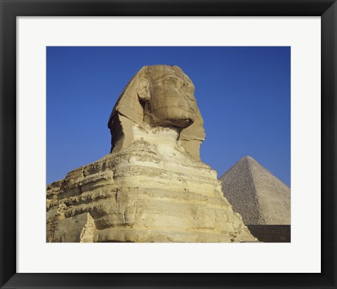 Framed Sphinx, Egypt Print