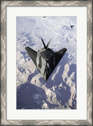 Framed US Air Force F-117 Stealth Fighter Print