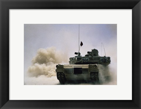 Framed M-2 Tank Print
