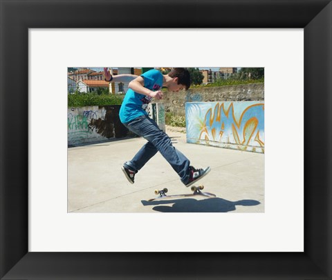 Framed Goncalo Skate Arruda Print