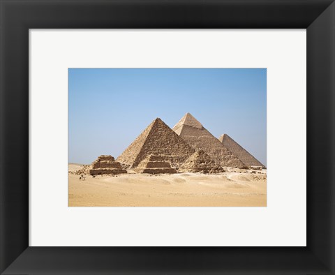 Framed All Gizah Pyramids Print