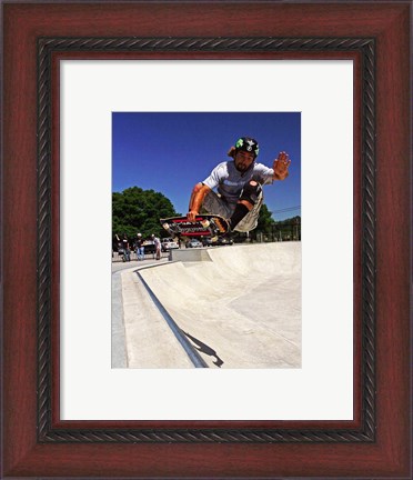 Framed Santa Cruz Skateboard Print