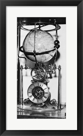 Framed American clock built in 1880 from the James Arthur Collection of Clocks and Watches, New York University Print