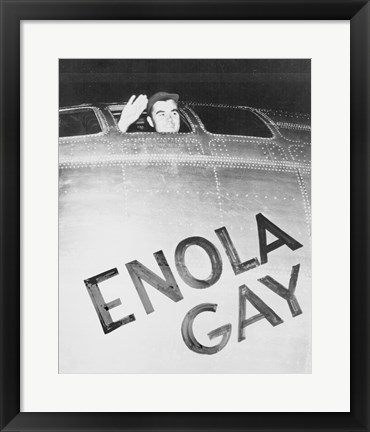 Framed Tibbets Enola Gay Print