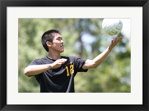 Framed Volleyball Serve Print