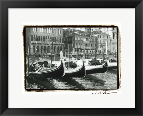 Framed Waterways of Venice X Print