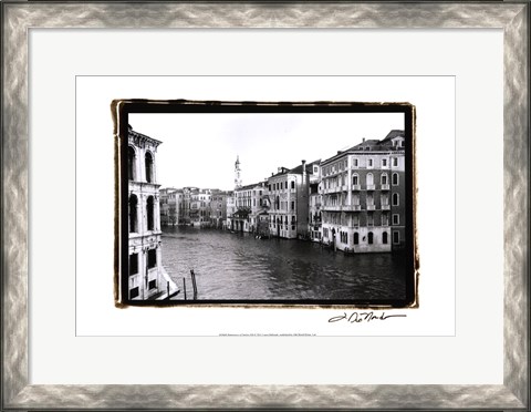 Framed Waterways of Venic XII Print