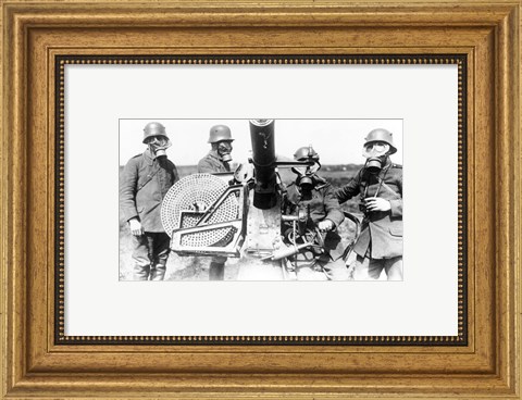 Framed German Soldiers 1915 Print