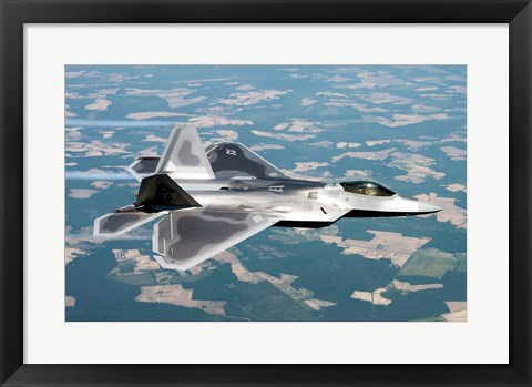 Framed Lockheed Martin F-22 Print