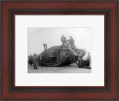 Framed Mark IV Tank Print