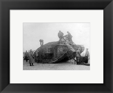 Framed Mark IV Tank Print